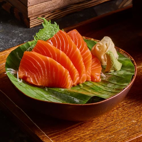 Norwegian Salmon Sashimi.