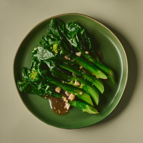 Stir fried Hongkong kale with oyster sauce