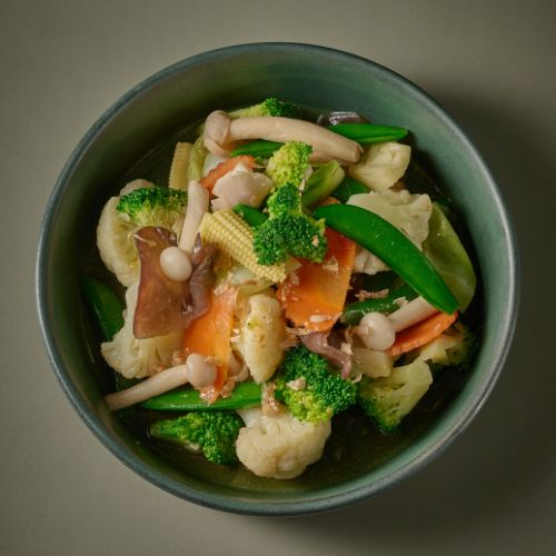 Stir Fried Mixed Vegetables With Oysrter Sauce