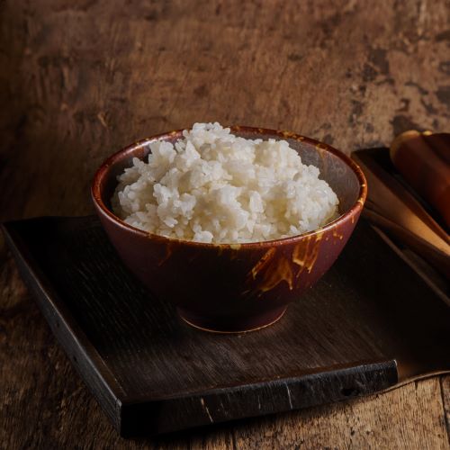 Japanese Steamed Rice.