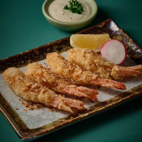 Deep Fried Prawns.