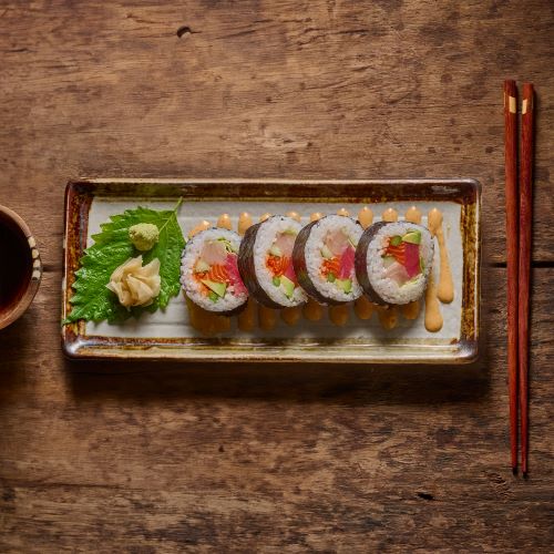 Fish Trio Rolls.